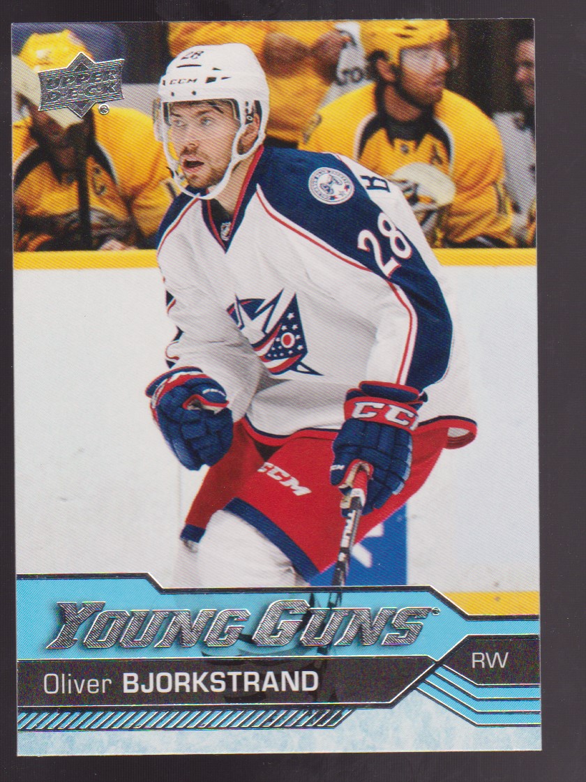 (image for) 2016-17 Upper Deck #243 Oliver Bjorkstrand YG RC